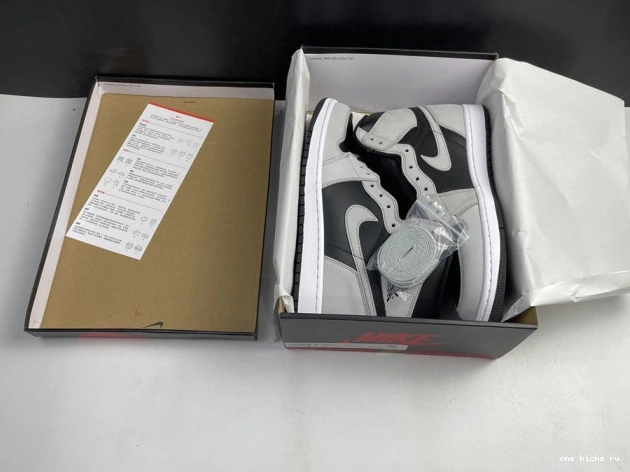 Chep Onekick 555088-035 Light Retro White 1 Jordan High Black Air Grey Smoke 0801